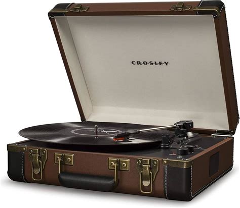 crosley brown record player|crosley cr6019d.